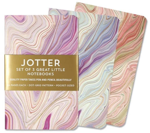 Jotters Mini Notebooks - Agate (set of 3)