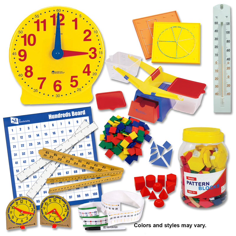 Manipulative Kit 2 (Wooden Pattern Block Upgrade, Optional Items)