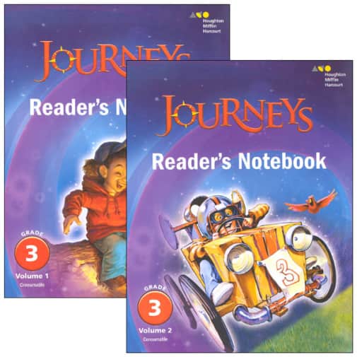 Journeys Reader's Notebook Consumable Collection Grade 3