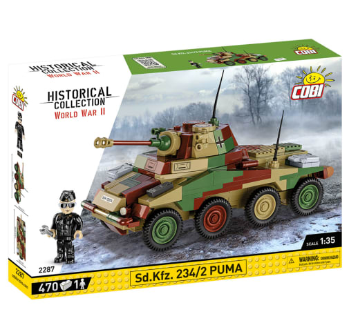 COBI Sd.Kfz. 234/2 Puma Armored Car - 470 pieces (World War II Historical Collection)