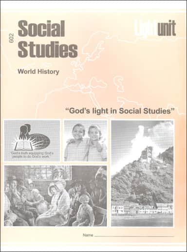 Christian Light Social Studies 602 LightUnit old ed