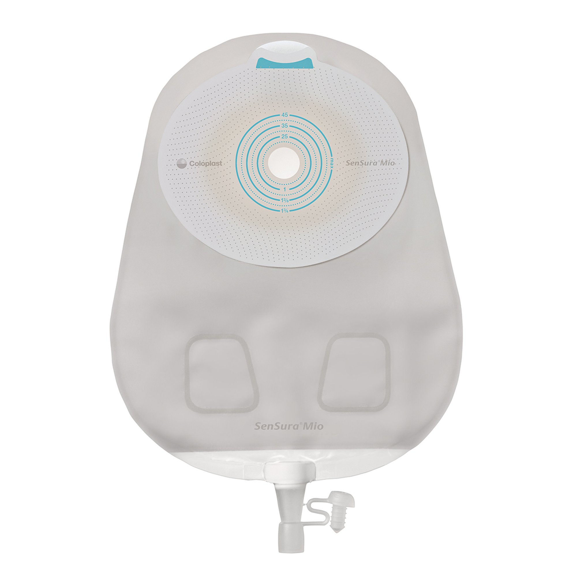 SenSura Mio Flat 1-Piece Transparent Ostomy Pouch, Trim to fit 10  45mm Stomas MK 883911