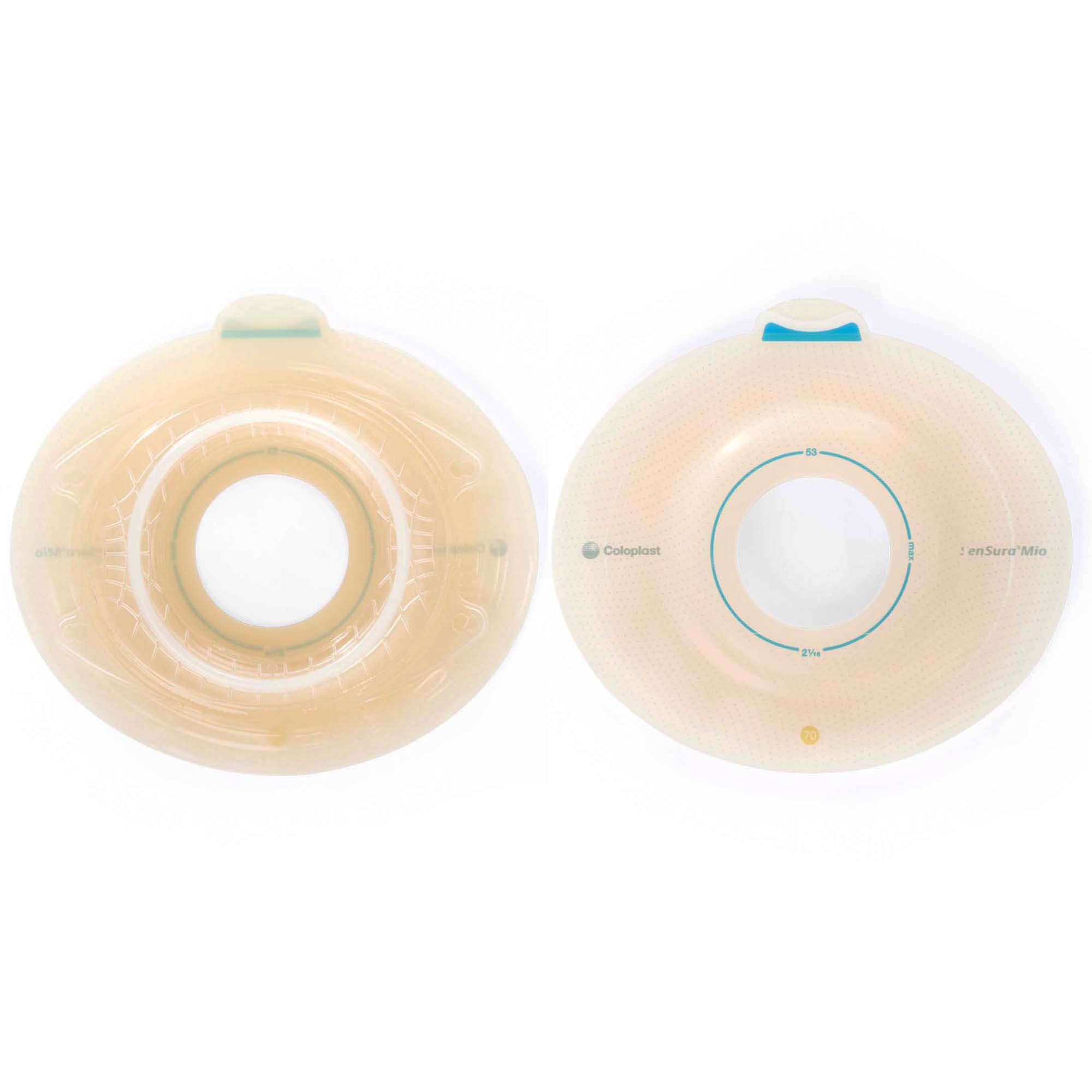 SenSura Mio Click Convex Light Ostomy Barrier, 35 mm Stoma Opening, Blue Match MK 1006227