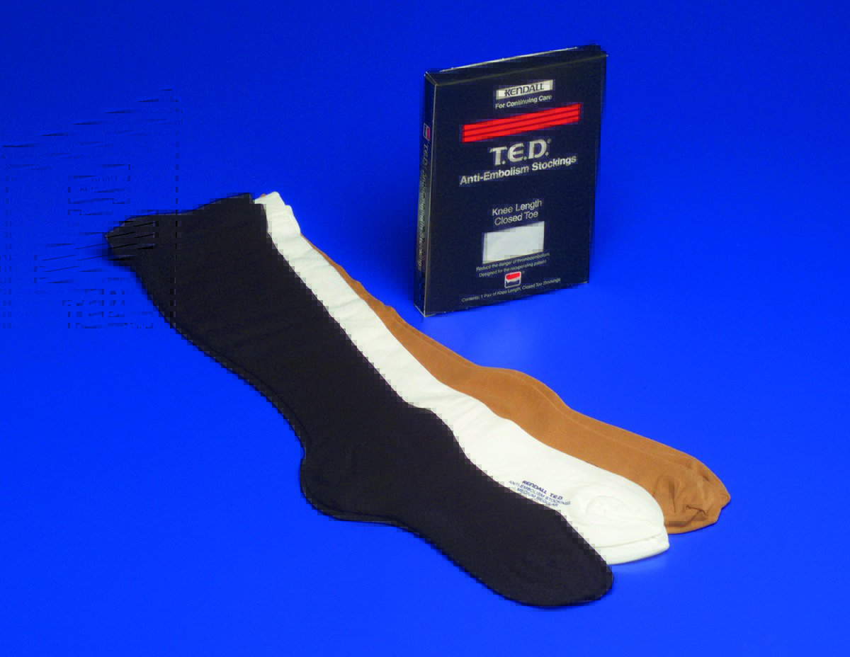 T.E.D. Knee High Anti-embolism Stockings, Large / Regular, Beige MK 205240