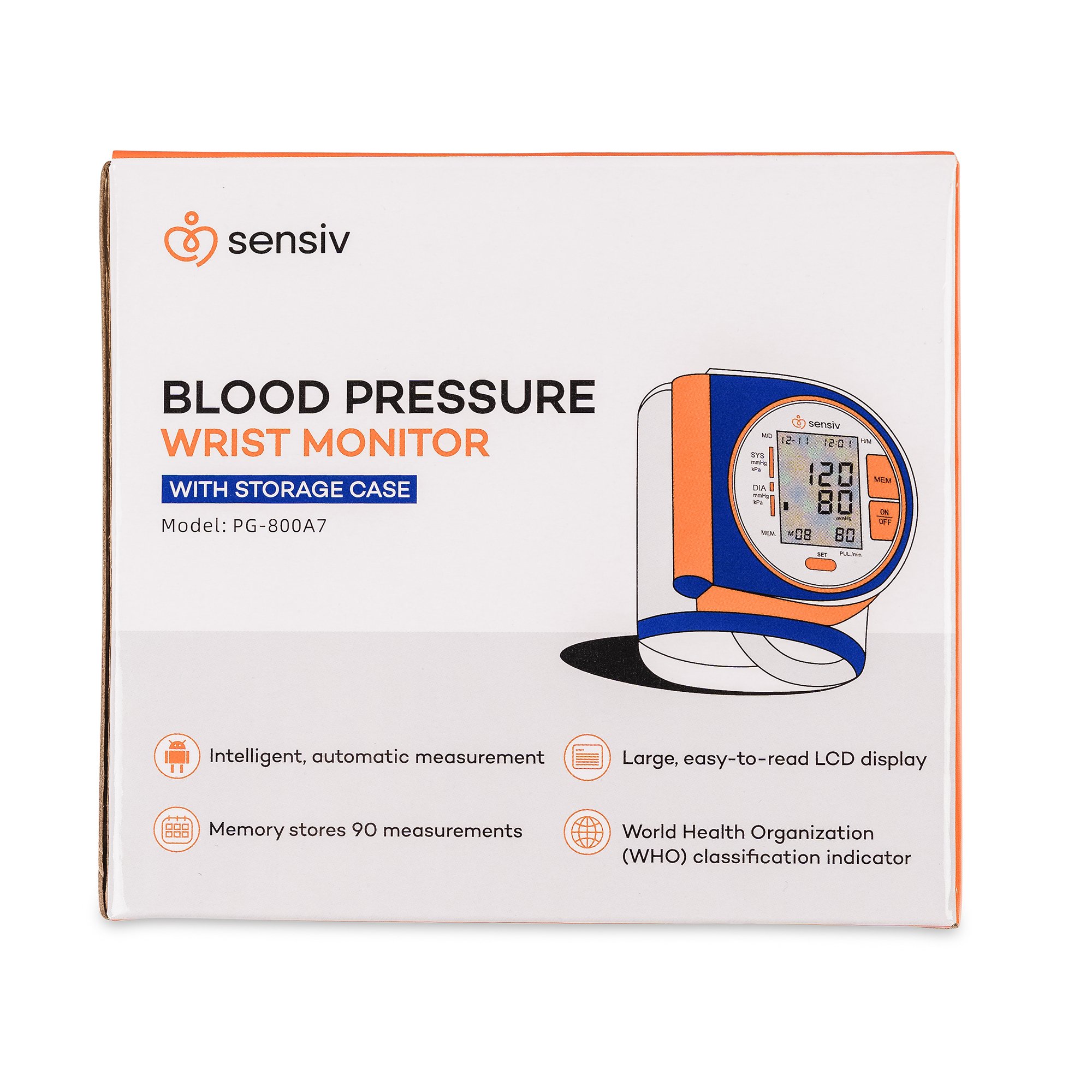 Sensiv Wrist Blood Pressure Monitor MK 1236461