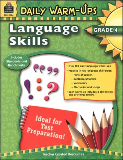 Daily Warm-Ups Language Skills Grade 4