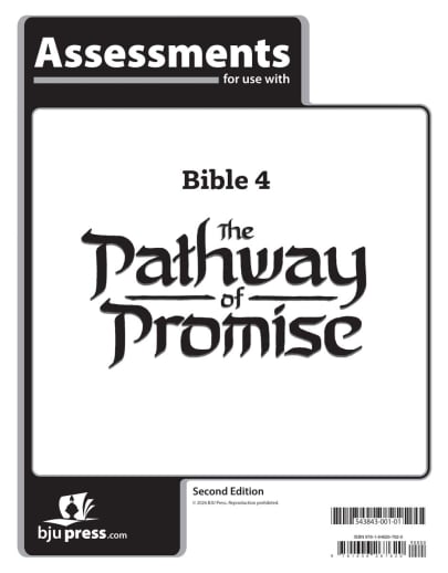 BJU Press Bible 4: Pathway of Promise Assessments 2nd Edition