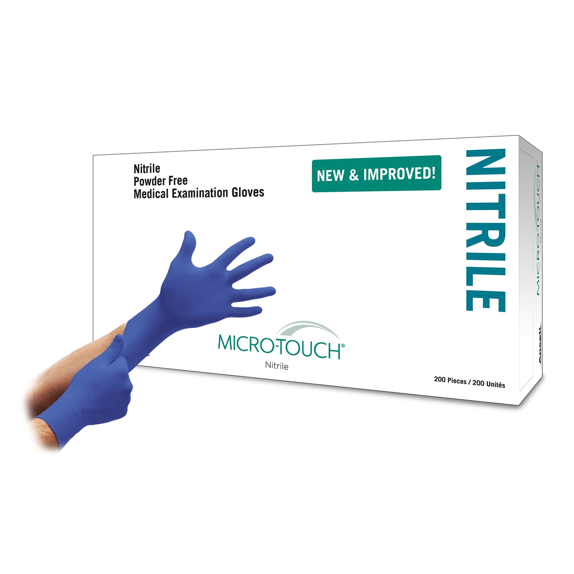 Micro-Touch Nitrile Exam Glove, Extra Small, Blue MK 703149