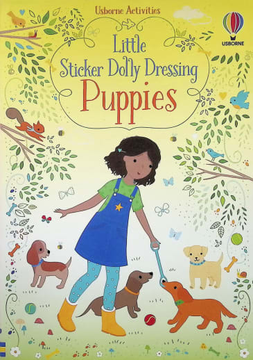 Little Sticker Dolly Dressing - Puppies (Usborne)
