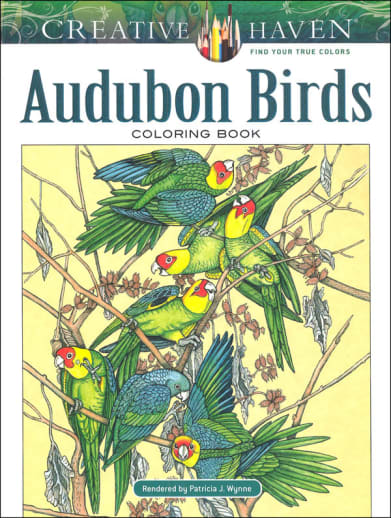 Audubon Birds Coloring Book (Creative Haven)