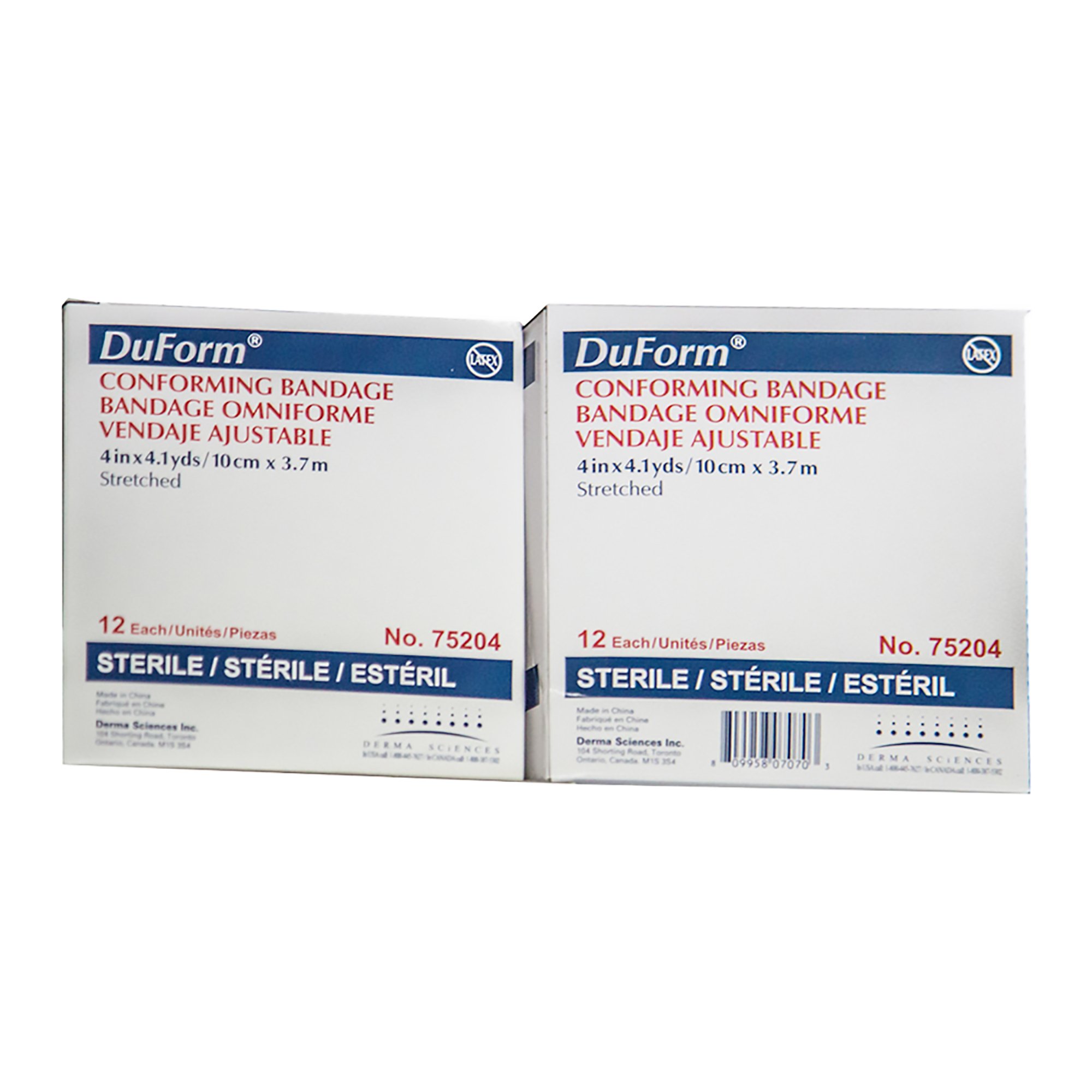 Duform Sterile Conforming Bandage, 4 Inch x 4-1/10 Yard, 1-Ply MK 645796