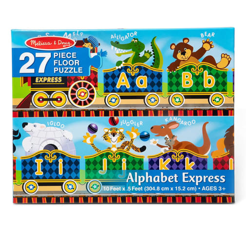 Melissa & Doug Alphabet Express Floor Puzzle (27 pieces)