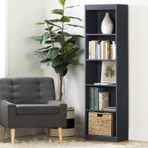 Axess - 5-Shelf Narrow Bookcase Axess - 5-Shelf Narrow Bookcase