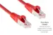Cat5e Shielded Ethernet Patch Cable, Half-moon Boot, 20 ft, Red