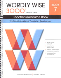 語学・辞書・学習参考書 WORDLY WISE book K Teacher's Resource 49689ce23a887827b32fabeef9442e