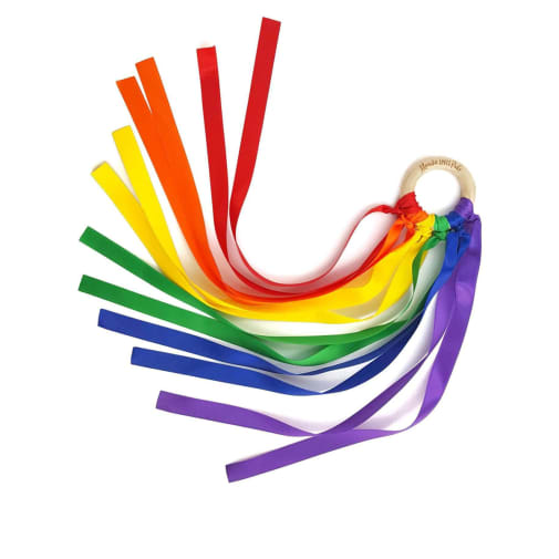 Ribbon Wand - Rainbow