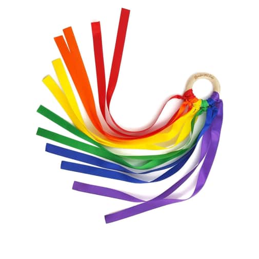 Ribbon Wand - Rainbow