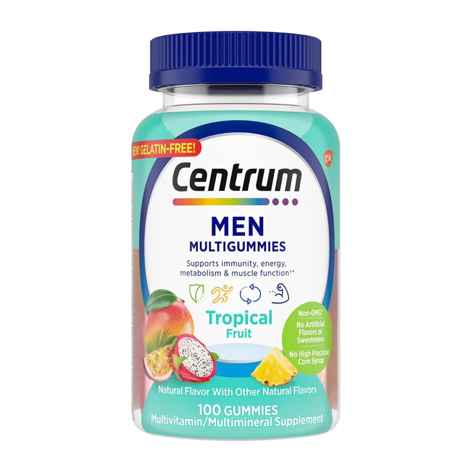 Centrum Men MultiGummies Assorted Natural Fruit Flavors MK 1230539