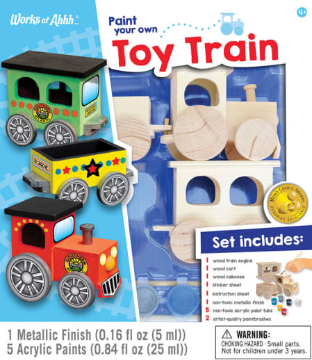 Choo Choo Train Wood Painting Kit