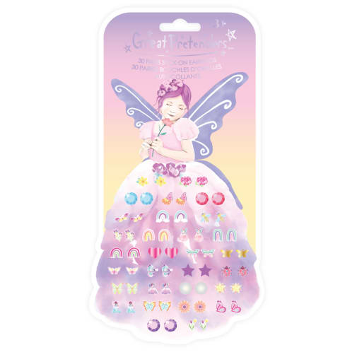 Great Pretenders Butterfly Fairy Triana Sticker Earrings, 30 pairs