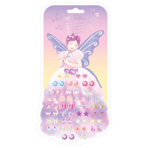 Great Pretenders Butterfly Fairy Triana Sticker Earrings, 30 pairs
