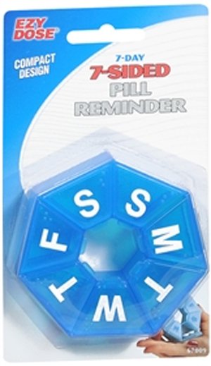EZY Dose Weekly Seven-Sided Pill Planner MK 805203