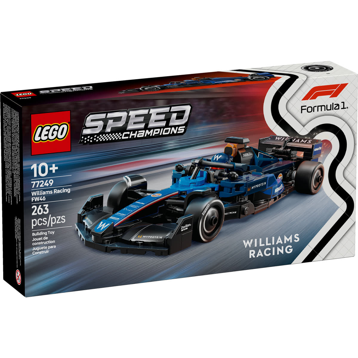ウィリアムズF1 ワールドチャンピオンセット LEGO Speed Champions Williams FW46 F1 Car (77249)