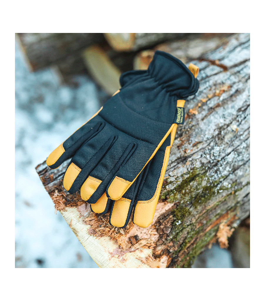 KincoPro&trade; Lined Light-Duty Black Synthetic, Black, large image number 3