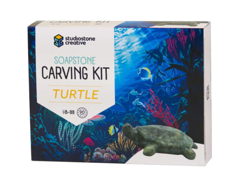 Soapstone Carving Kit - Turtle