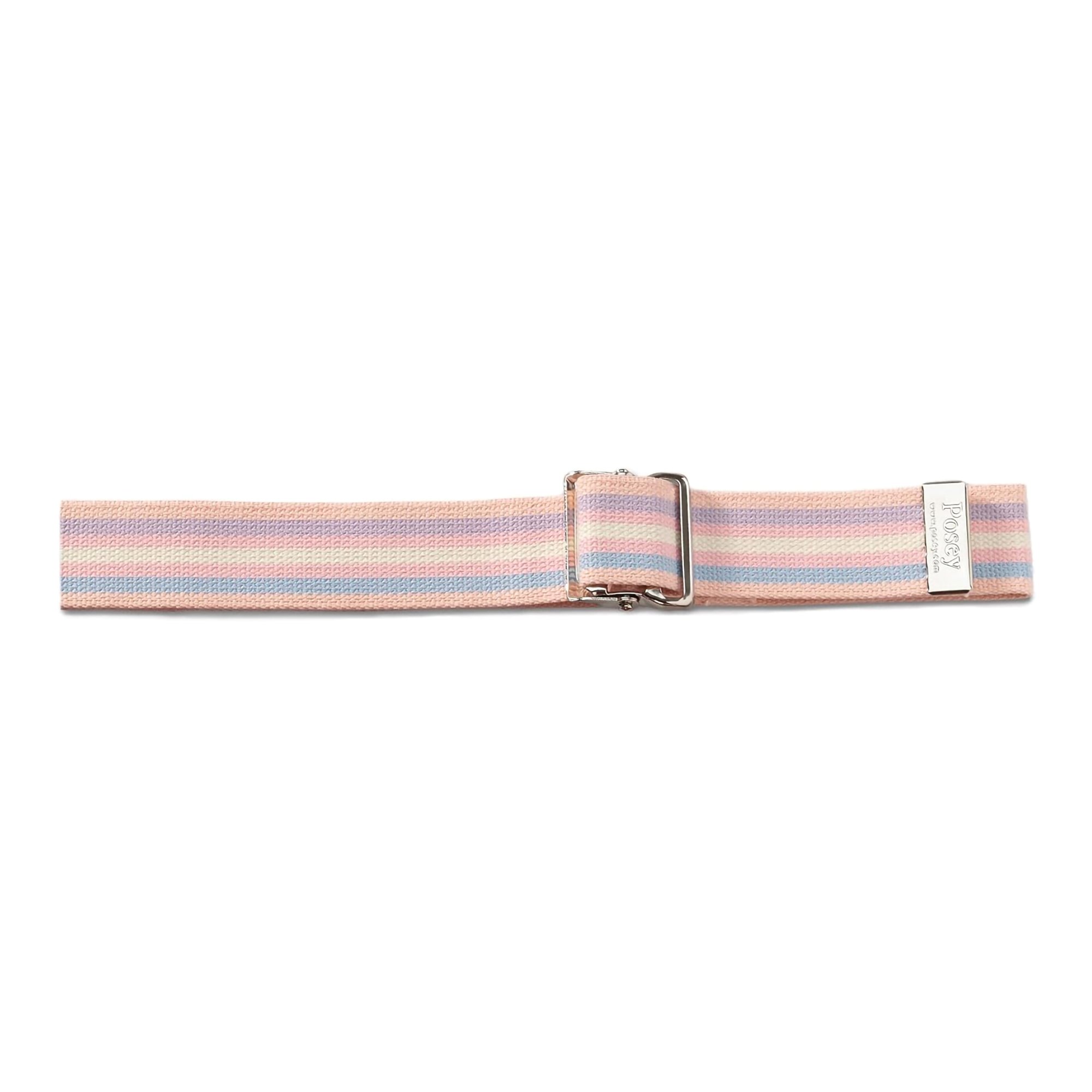 Posey Gait Belt, Nickel Buckle, Pastel Striped, 54-Inch Length MK 228555