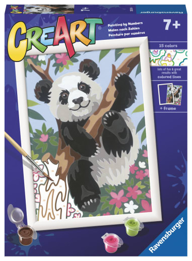 Ravensburger CreArt Paint by Number: Playful Panda (7x10)