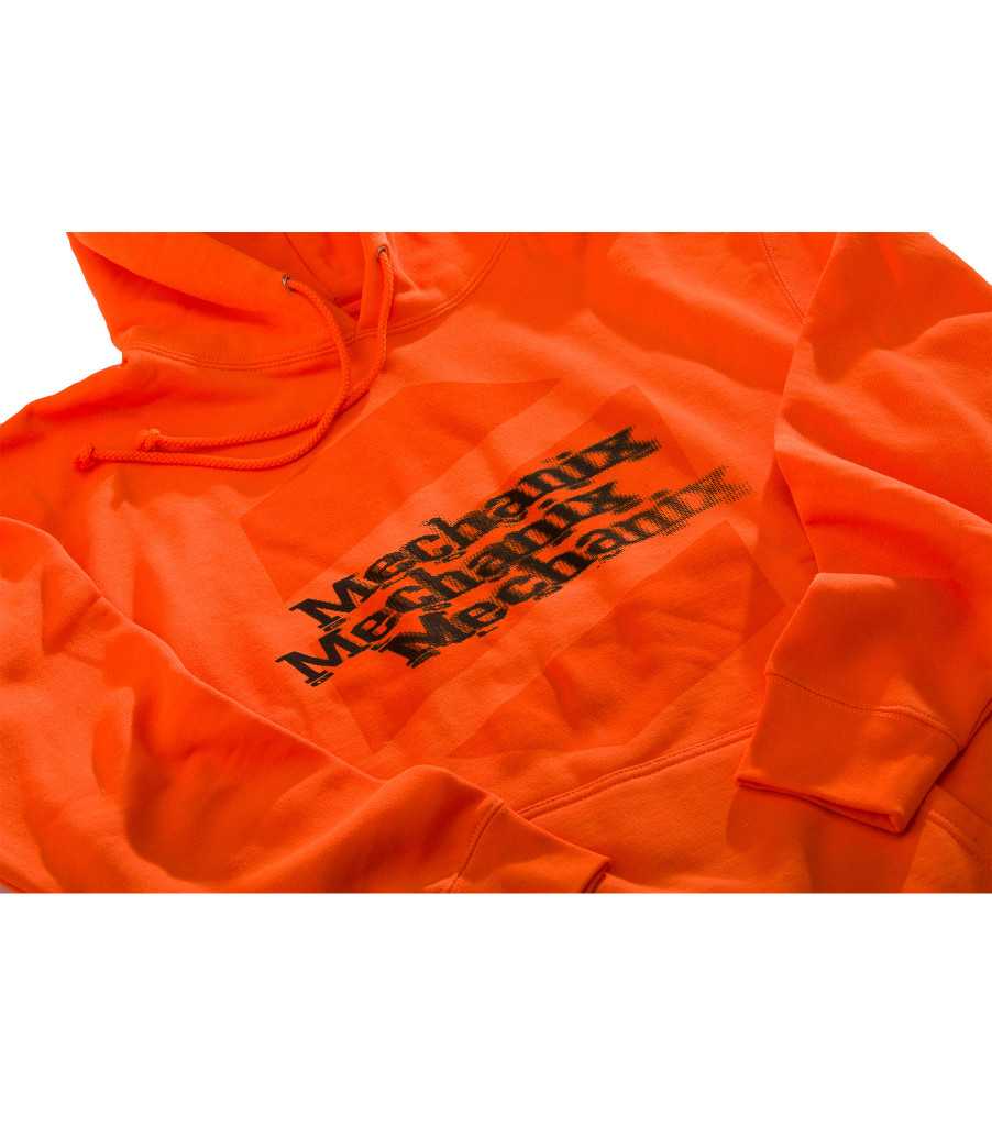 Pullover Hoodie Safety Orange, Fluorescent Orange, large image number 1