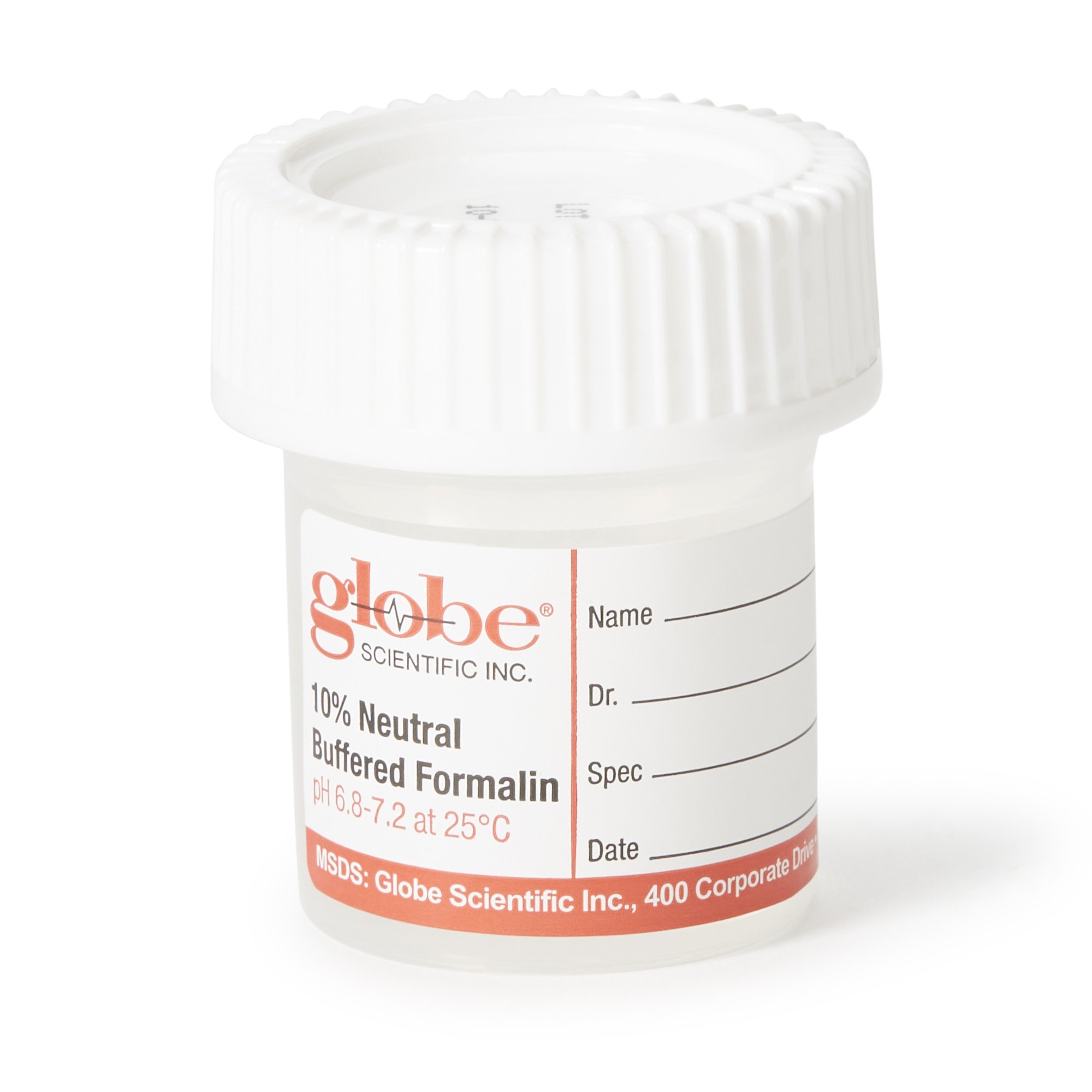 Click-It Prefilled Formalin Container, 10 mL Fill in 20 mL MK 953067