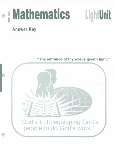 Mathematics LightUnits A/K 1003-1004 Geometry