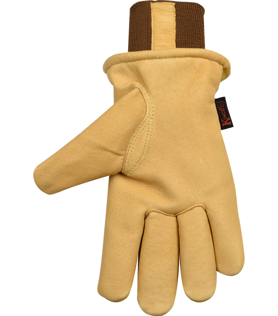 Lined Premium Grain & Suede Pigskin Driver with Omni-Cuff&trade;, Golden, large image number 1