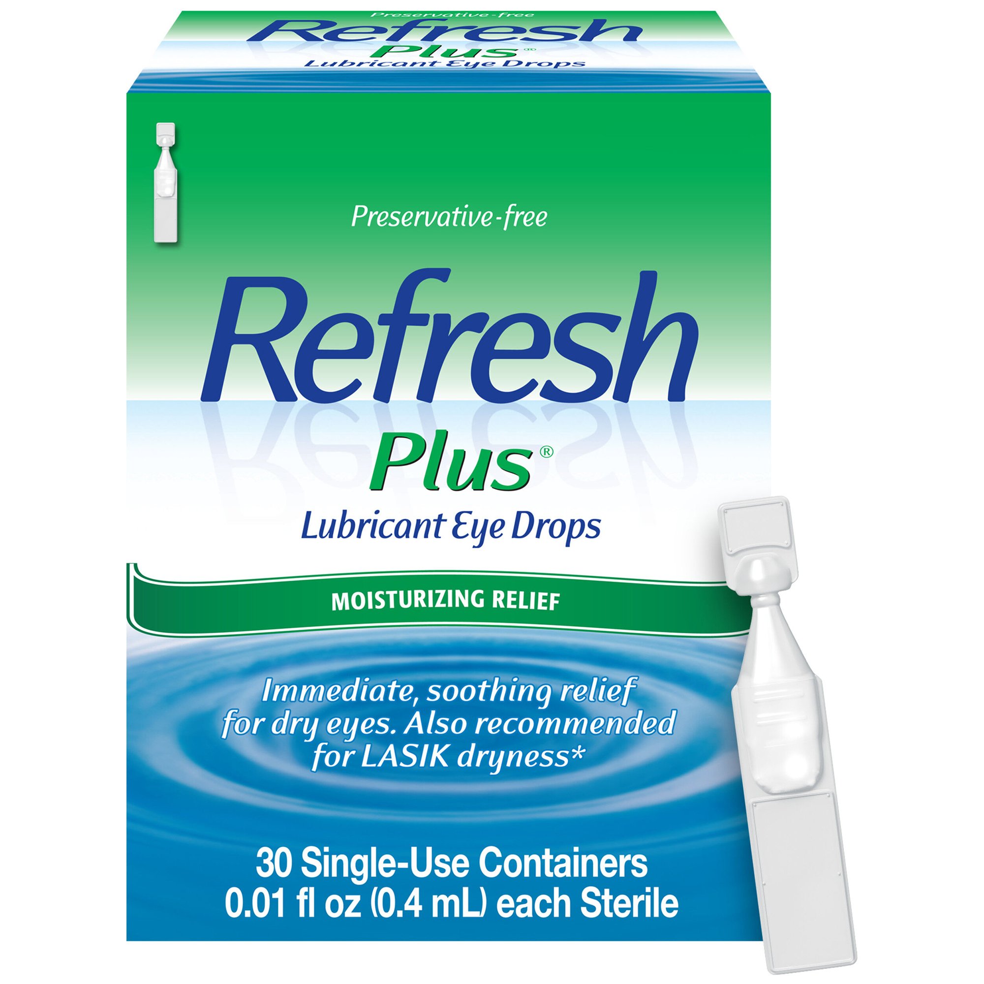Refresh Plus Lubricant Eye Drops Original Strength MK 729909