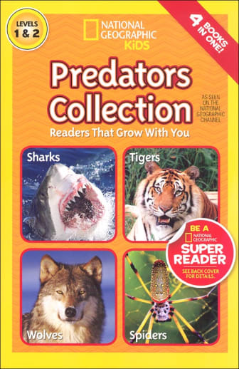 Predators Collection - 4 books in 1 (National Geographic Reader Level 1 & 2)