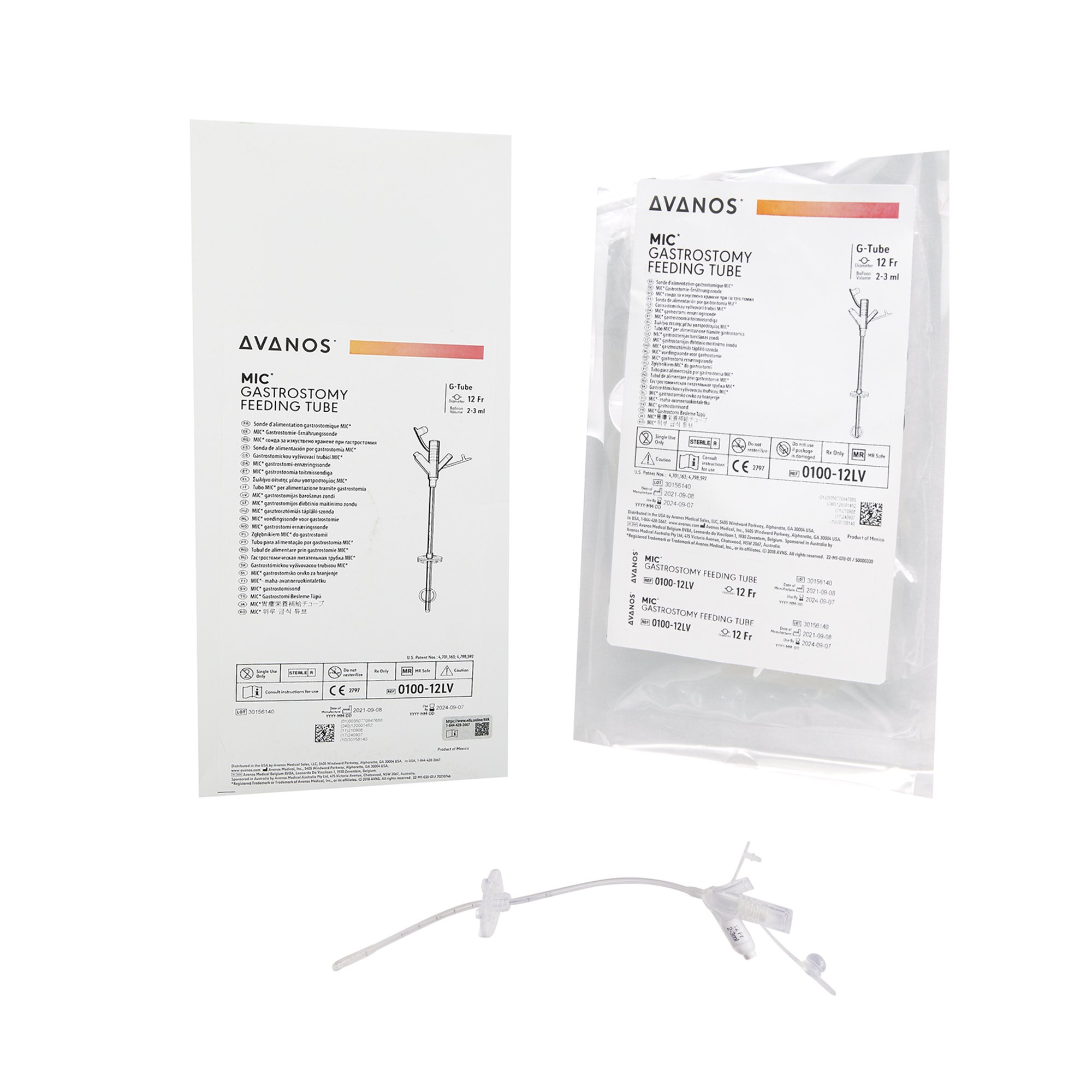 Mic Gastrostomy Feeding Tube, 12 Fr. MK 567095