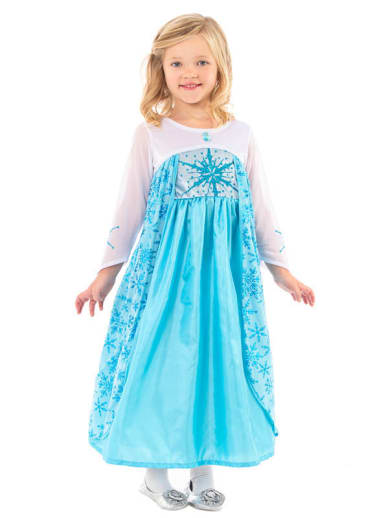 Little Adventures Ice Princess Dress, Size M (Ages 3-5)