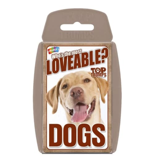 Top Trumps Card Game - Lovable Dogs