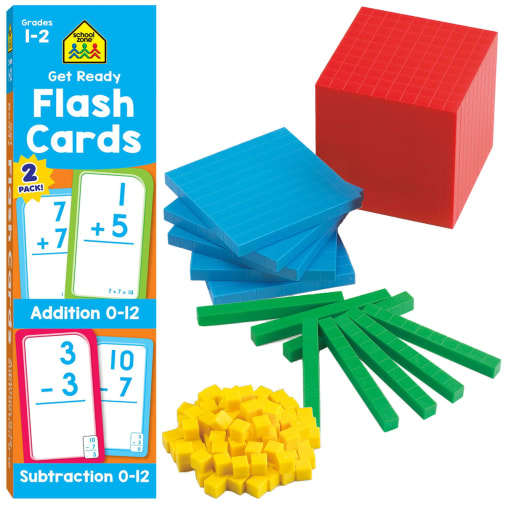 Generations Math 1 Flashcards and Block Manipulatives Only