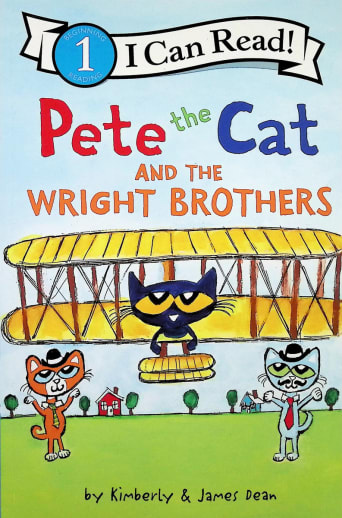 Pete the Cat and the Wright Brothers (I Can Read! Level 1)