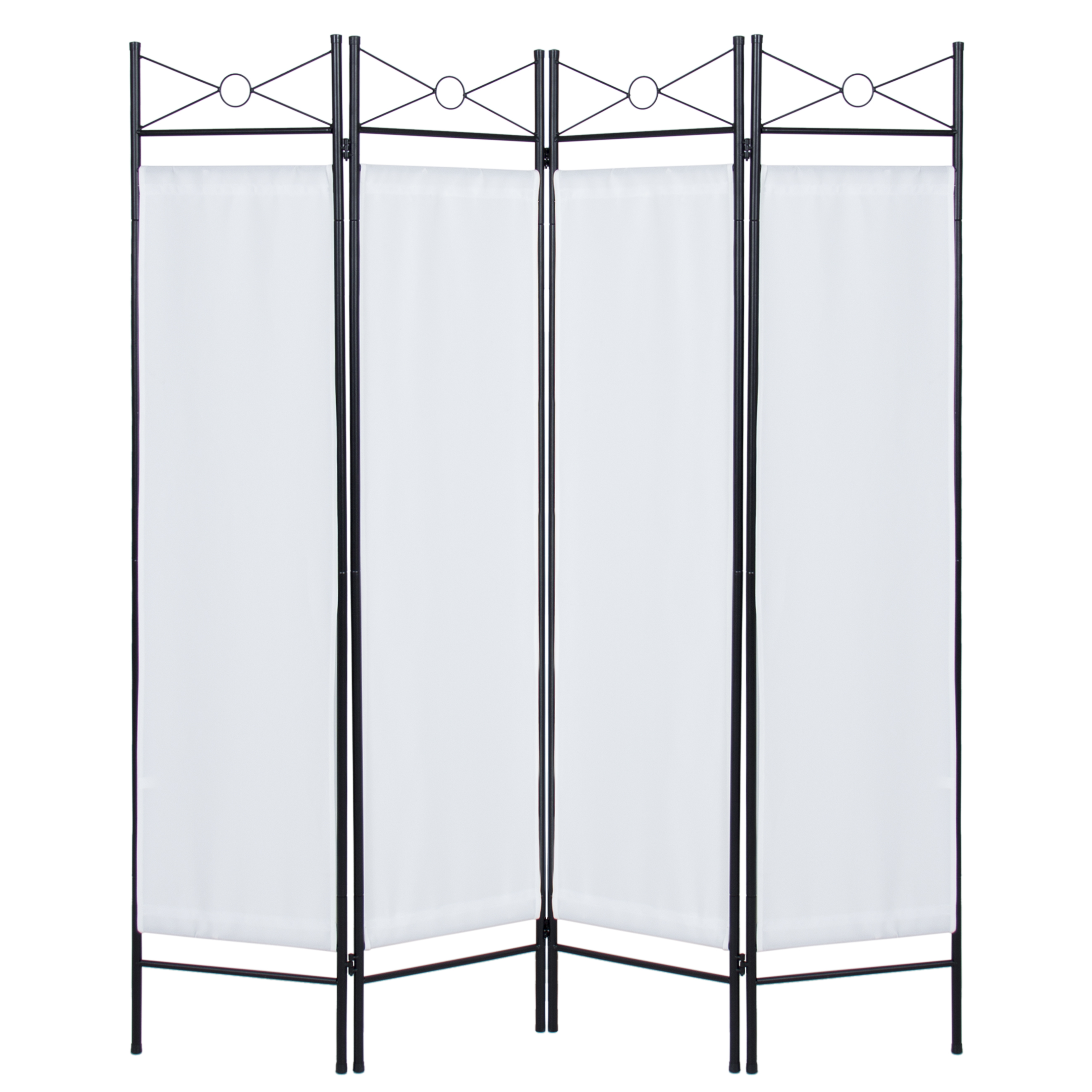 Best Choice Products Home Accents 4 Panel Room Divider - White