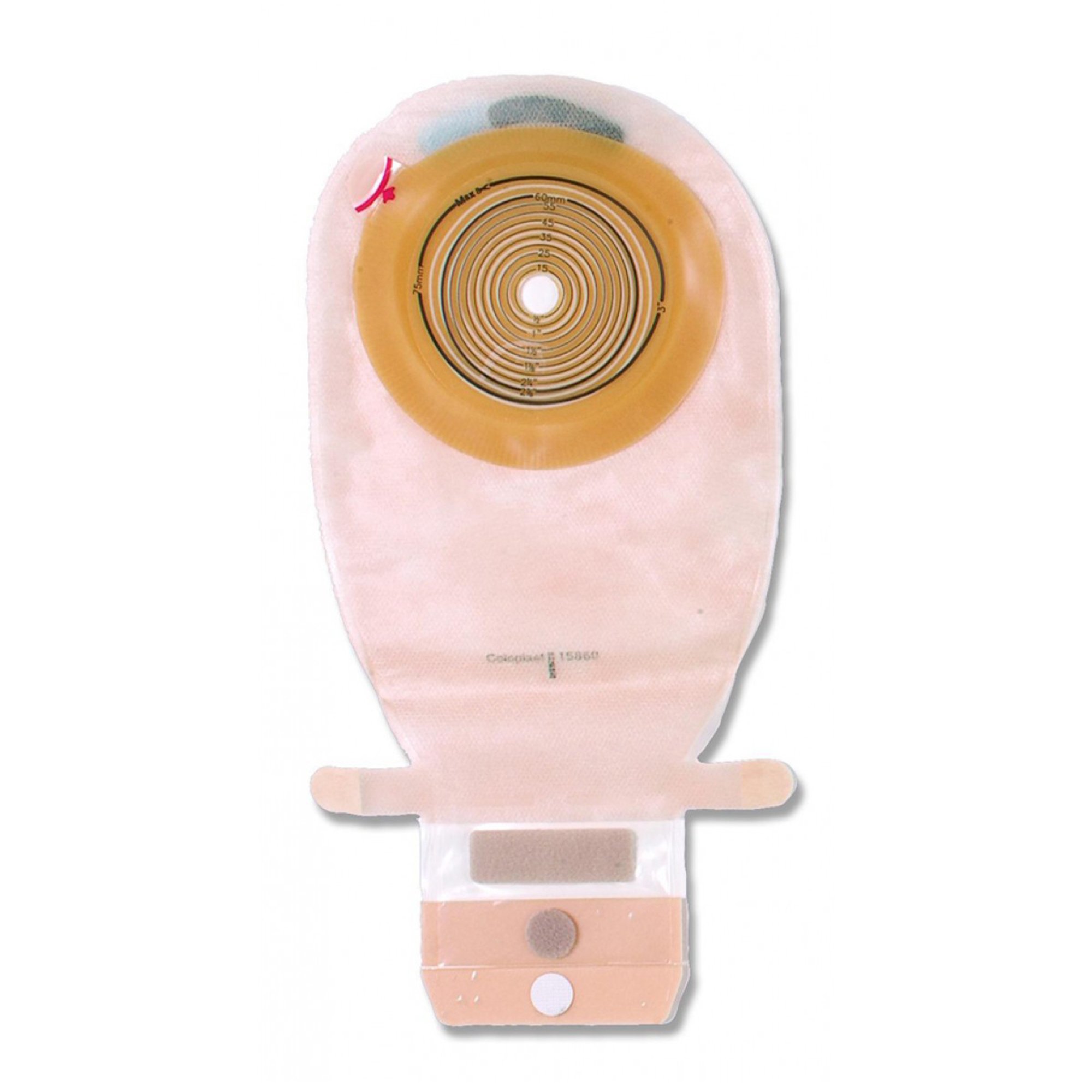 Assura 1-Piece Opaque Ostomy Pouch, Blue Match MK 551393