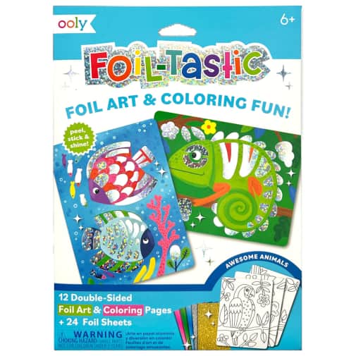 Foil-tastic Foil Art & Coloring Fun! Awesome Animals