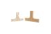 1.25 inch Surface Mount Cable Raceway, Tee, Ivory