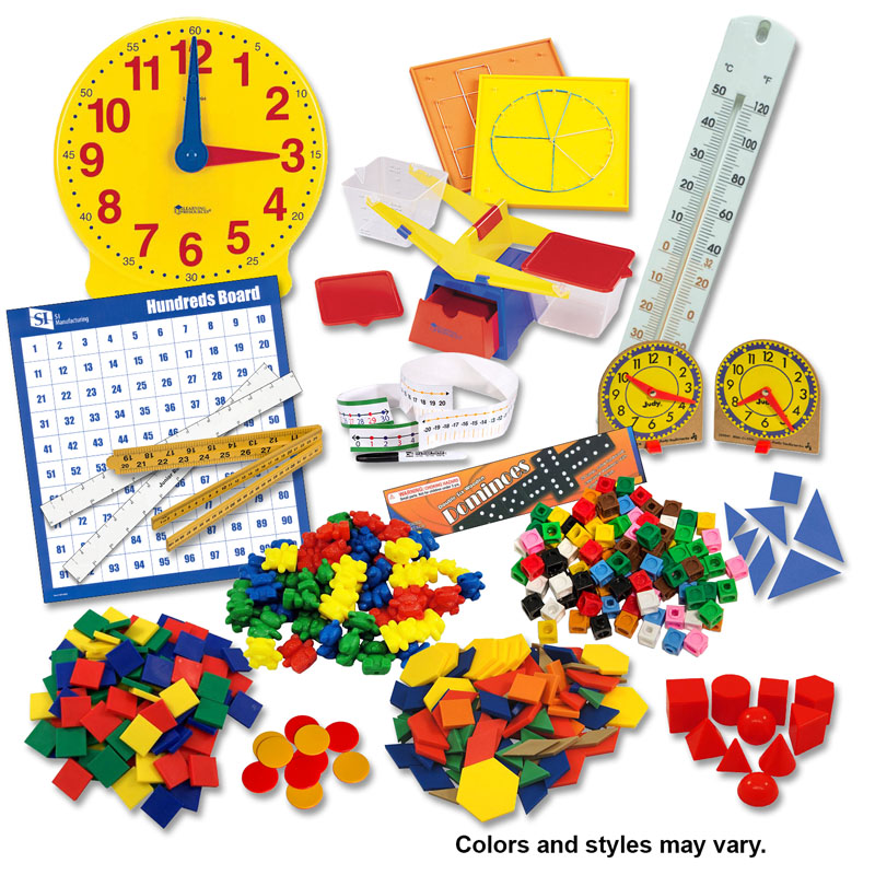 Manipulative Kit K-3 (Basic Plastic Pattern Blocks, Optional Items)