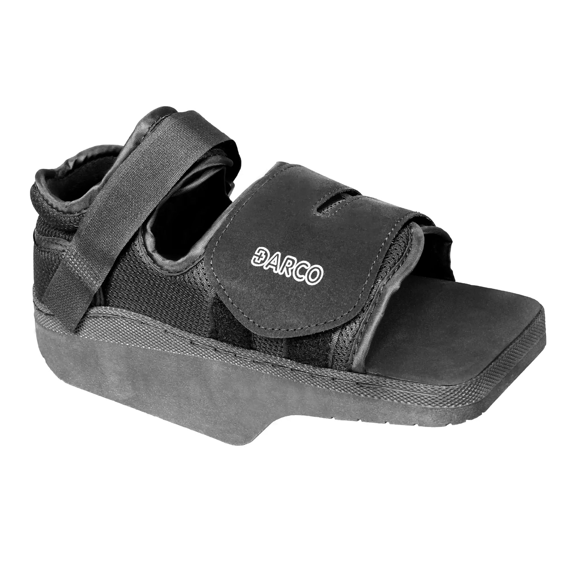 Darco OrthoWedge Post-Op Shoe, Men's, Extra Large, Black MK 683890