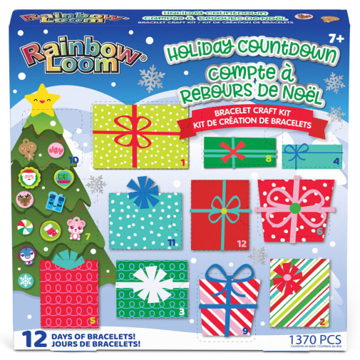 Rainbow Loom Holiday Countdown Bracelet Kit