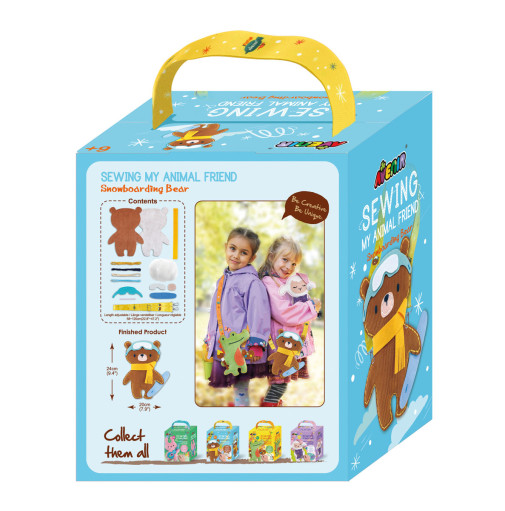 Sewing My Animal Friend - Snowboarding Bear Sewing My Animal Friend - Snowboarding Bear